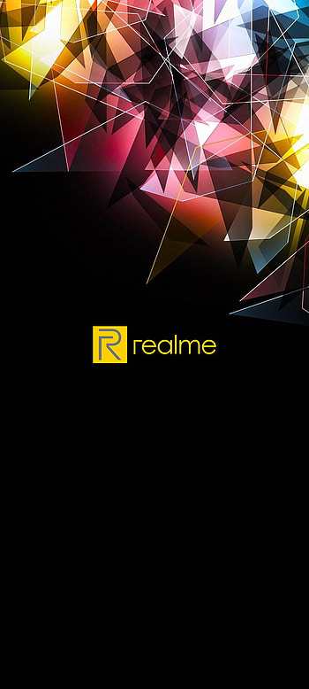 Realme líneas, pantalla, colores, logo, fondos HD phone wallpaper