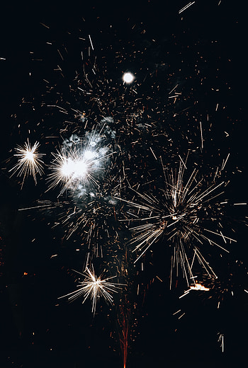 Holidays, Sky, Smoke, Salute, Sparks, Fireworks, Firework HD phone wallpaper
