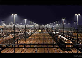 Night trains, night, sexy, hot, cool, trains, railroad HD wallpaper