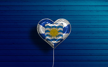 I Love Balneario Camboriu, , realistic balloons, blue wooden background, Day of Balneario Camboriu, brazilian cities, flag of Balneario Camboriu, Brazil, balloon with flag, cities of Brazil, Balneario Camboriu flag, Balneario Camboriu HD wallpaper
