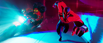 Spider-Verse - Dynamic Spider-Man Action, movie, Spider-Man: Across the Spider-Verse, spider man, Miles Morales, superhero HD wallpaper