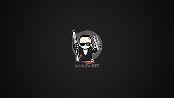 Terminator Minimalism , terminator, minimalism, minimalist, artist, artwork, digital-art, dark, black HD wallpaper