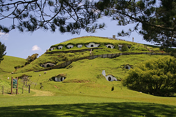 Village, Hobbiton HD wallpaper