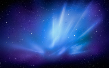 Starlit Aurora: Apple macOS, Apple Inc., macOS, sky, star, aurora borealis HD wallpaper