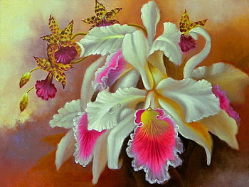 Lovely flowers, art, beautiful, nice, tender, still life, delicate, butterfly, pretty, flowers, lovely HD wallpaper