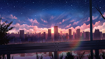 City Stars Meteors Digital Art, meteors, digital-art, artist, artwork HD wallpaper