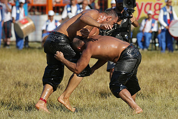 Oil wrestling facts, Historical sport, Unique equipment, Ancient traditions HD wallpaper