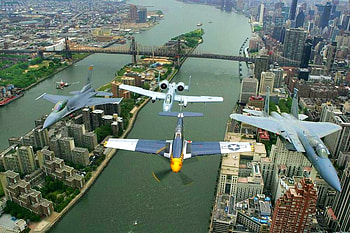 Planes On City, cool HD wallpaper