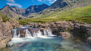 Fairy Pools, Skye HD wallpaper