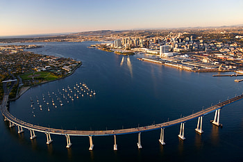 Coronado Bridge, San Diego (California) HD wallpaper