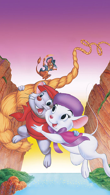 The Rescuers Down Under, Animated sequel, Australian Outback, Thrilling adventure HD phone wallpaper