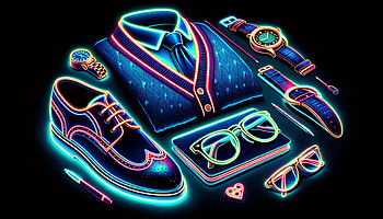 Neon Preppy Style Essentials -, preppy, clothing, accessories, neon art HD wallpaper