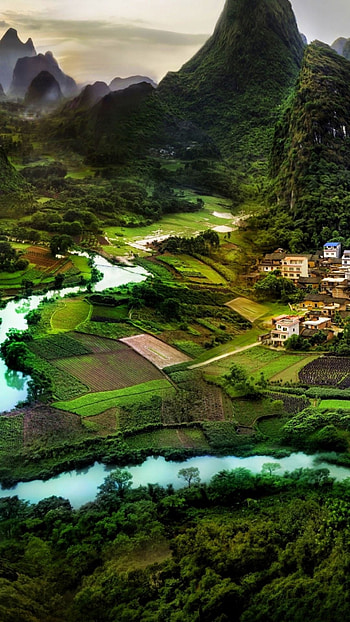Asia, Travel destination, Asian rivers, Mobile HD phone wallpaper