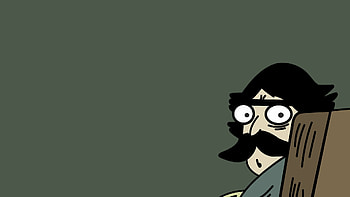 Cartoons Meme Minimalistic Mustache Staredad Stare Dad HD wallpaper