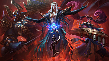 Karthus, League of Legends, Pentakill band, Mordekaiser, Sona HD wallpaper