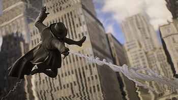 Spider-Noir, spider man, Peter Parker, PlayStation 5, Marvel's Spider-Man 2 HD wallpaper
