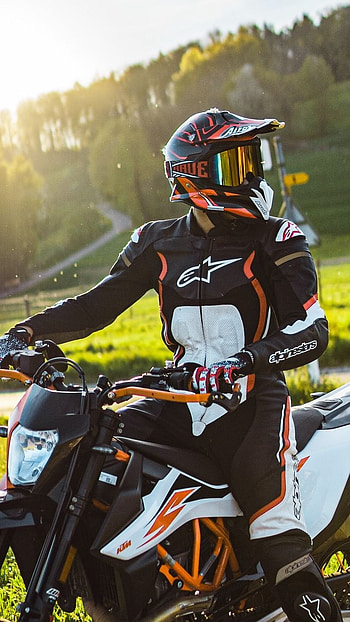 Ktm Duke 200, Nature Background, nature, background HD phone wallpaper
