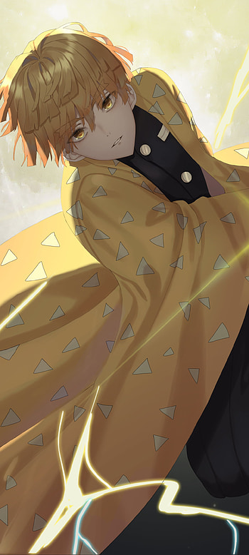 Zenitsu Agatsuma, Anime, Demon Slayer: Kimetsu no Yaiba HD phone wallpaper
