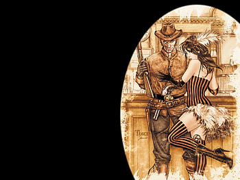 Jonah Hex, fantasy, hex, comic, jonah, female HD wallpaper