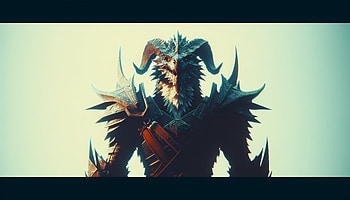 Dark Fantasy Warrior - Ultra, fantasy, armor, warrior, Digital Art, dragon, fantasy warrior HD wallpaper