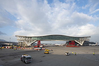 Hong Kong Airport, Sky bridge, Airport suppliers, International HD wallpaper