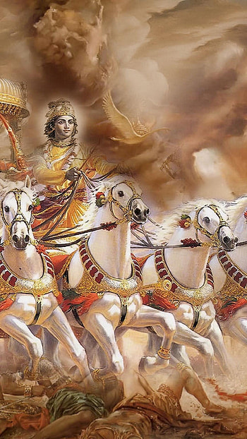 Krishna Arjuna , Arjun Mahabharat HD phone wallpaper
