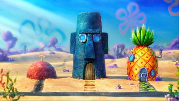 The SpongeBob Movie: Sponge on the Run - Ultra, movie, The SpongeBob Movie: Sponge on the Run, SpongeBob SquarePants, Patrick Star, Squidward Tentacles HD wallpaper