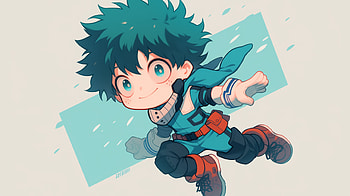 Chibi Izuku Midoriya - My Hero Academia, Anime, My Hero Academia, Izuku Midoriya, chibi HD wallpaper