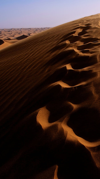 Sand Dunes - Algeria, sand, sand dune, nature, desert HD phone wallpaper
