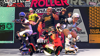 Roller Champions, E3 key art, ArtStation showcase, Gaming masterpiece HD wallpaper