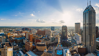 Salesforce Tower, Indianapolis HD wallpaper