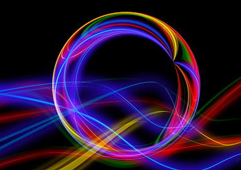 Ball, colorful, lines, minimal HD wallpaper