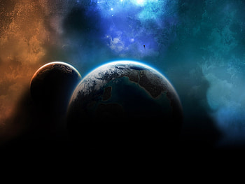 Landscape, Planets, Universe HD wallpaper