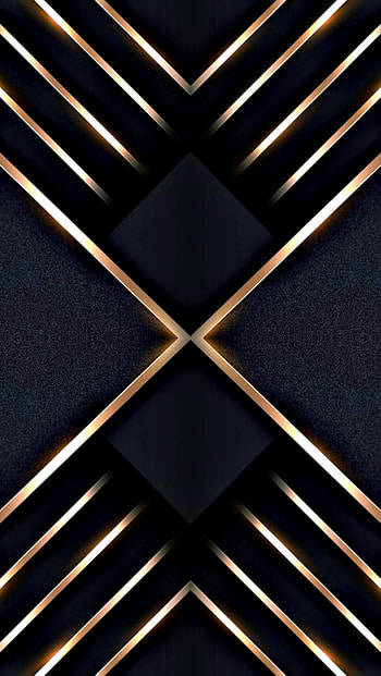 kjhgfklkj, shadow, neon, black, simple, tint, gold, 3d, amoled, material, material property, modern, shapes, , design, geometric, , lines HD phone wallpaper