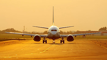 Boeing 737 at Sunset, Sunset, 737, Plane, Aircraft, Boeing HD wallpaper