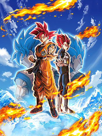 SSG Goku & Vegeta, DBS, Dokkan HD phone wallpaper