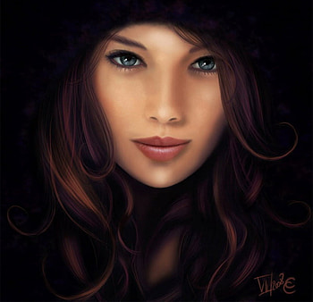 Beauty, abstract, cg, fantasy, , girl HD wallpaper