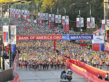 Bank of America Chicago Marathon, Marathon HD wallpaper