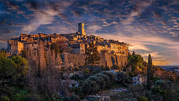 Saint Paul de Vence, buildings, architecture, france HD wallpaper