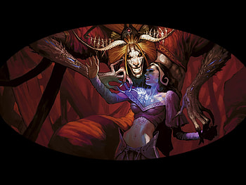 Magic The Gathering, magic, gathering, fantasy, female HD wallpaper