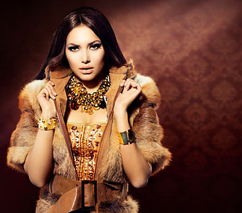 Model, lady, fashion, subbotina anna, beauty HD wallpaper
