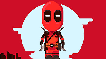 Deadpool, humor, art HD wallpaper