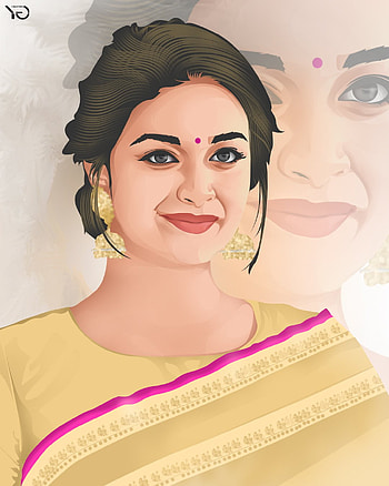 Keerthy Suresh, head HD phone wallpaper