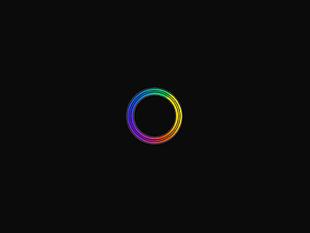 Colorful rings, circles, minimal, art HD wallpaper