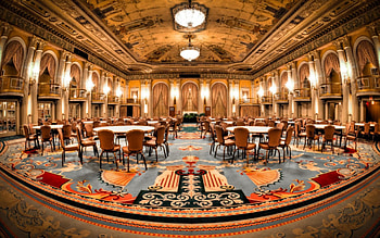crystal ball room in biltmore hotel r, chairs, grand, hotel, r, ball room HD wallpaper