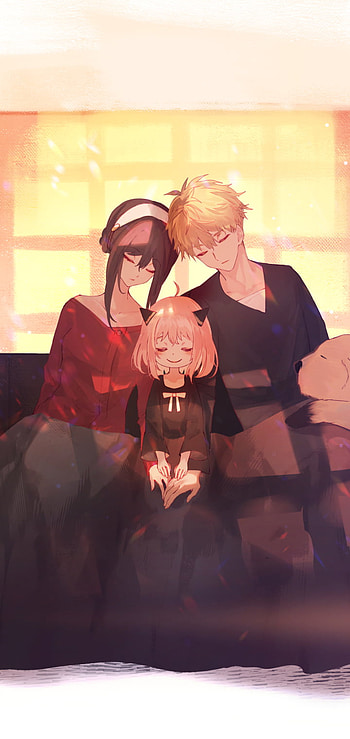 Spy x Family Harmony: Yor, Loid & Anya Cozy , Yor Forger, Anya Forger, Loid Forger, Anime, Spy x Family HD phone wallpaper