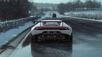 Lamborghini Huracan Rear, lamborghini-huracan, lamborghini, cars, artist, behance HD wallpaper