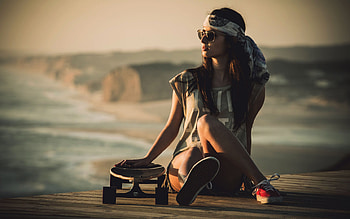 Girl skate , Skateboarding culture, Skater girl , Skateboard graphy HD wallpaper