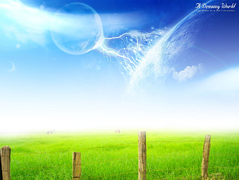 dreamy world, sky, nature HD wallpaper