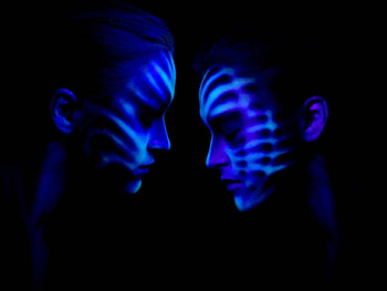 ULTRAVIOLET SHADOW, stripes, ultraviolet, models, shadow HD wallpaper